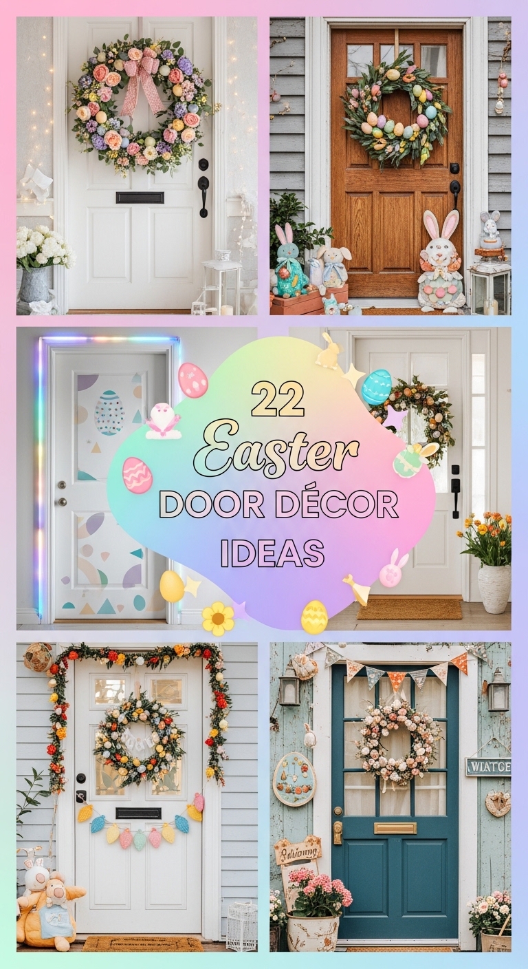 22 Easter Door Décor Ideas