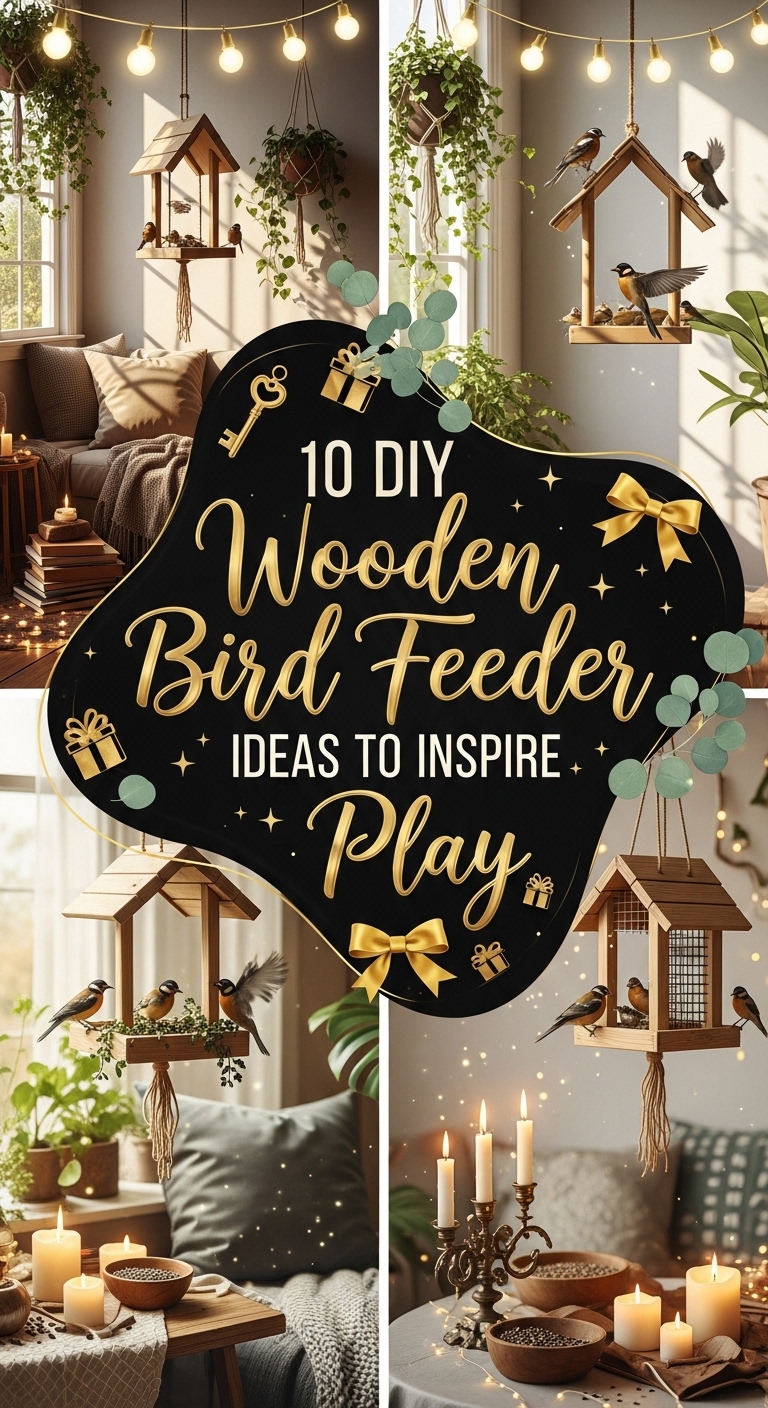 10 DIY Wooden Bird Feeder Ideas to Inspire Play