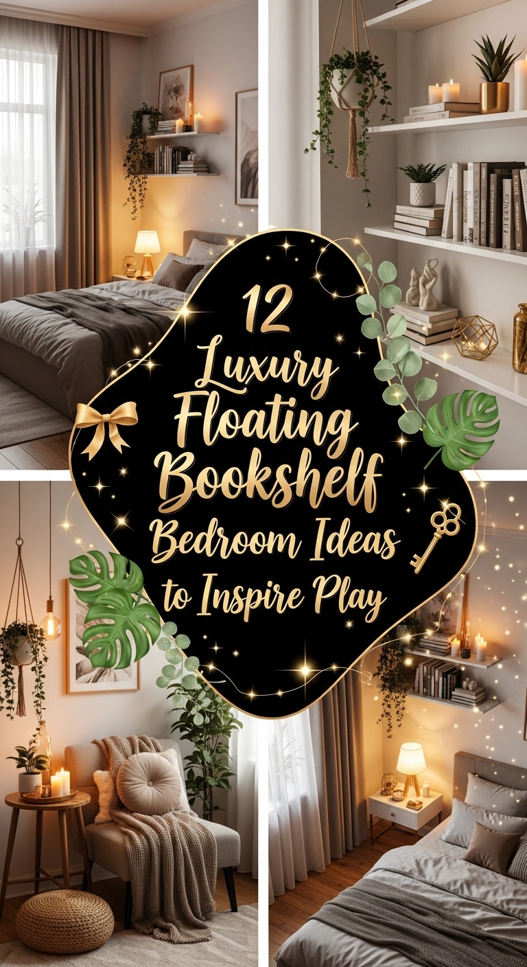 12 Luxury Floating Bookshelf Bedroom Ideas to Inspire Play