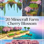 20 Minecraft Farm Cherry Blossom
