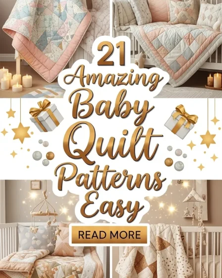 21 Amazing Baby Quilt Patterns Easy