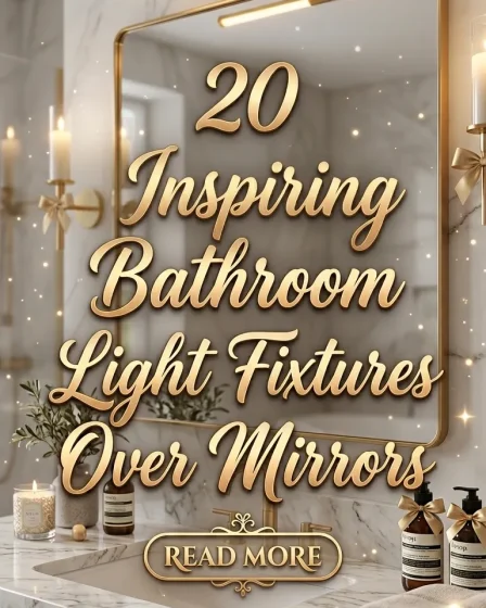 20 Inspiring Bathroom Light Fixtures Over Mirrors