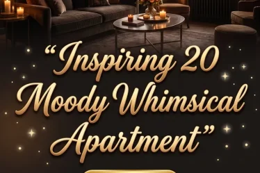 Inspiring 20 Moody Whimsical Apartment