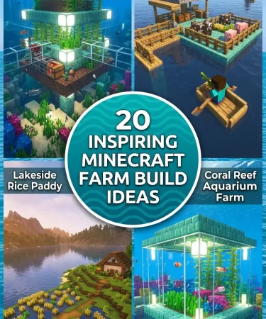20 Inspiring Minecraft Farm Build Ideas