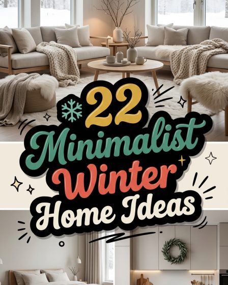 ❄️ 22 Minimalist Winter Home Ideas