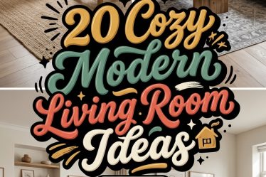 20 Cozy Modern Living Room Ideas