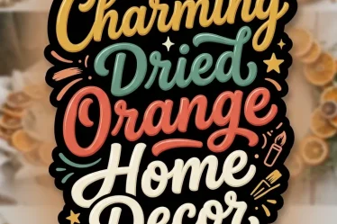 20 Charming Dried Orange Home Decor