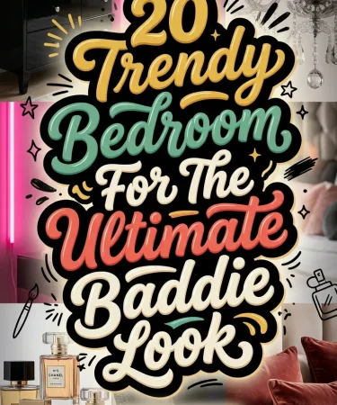 20 Trendy Bedroom For The Ultimate Baddie Look