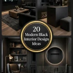 20 Modern Black Interior Design Ideas