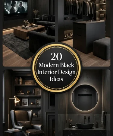 20 Modern Black Interior Design Ideas