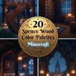 20 Spruce Wood Color Palettes Minecraft