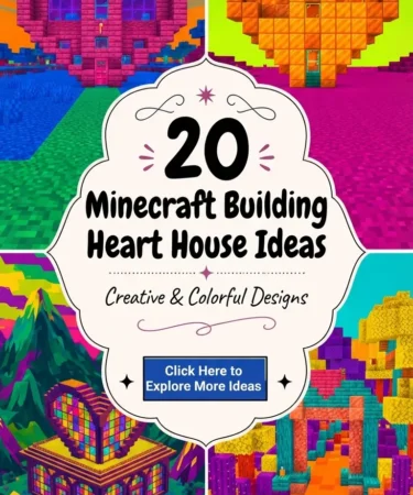 20 Minecraft Building Heart House Ideas