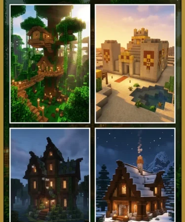 20 Minecraft Survival World House Building