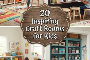 20 Inspiring Craft Rooms for Kids