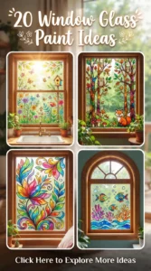 20 Window Glass Paint Ideas