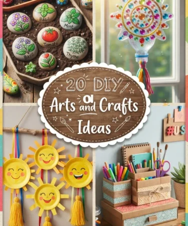 20 DIY Arts and Crafts Ideas